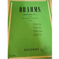 Brahms Sonata N.1 Op.78 per violino e pianoforte (Corti) - Ricordi 