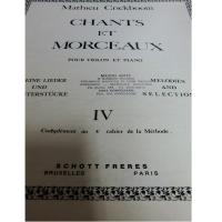 Crickboom Chants et morceaux pour violon et piano IV - Schott Freres_1