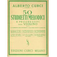 Curci 50 Studietti Melodici e progressivi per Violino Op. 22 - Edizioni Curci Milano