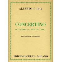 Curci Concertino in La Minore - La Mineur - A Moll per violino e pianoforte - Edizioni Curci Milano