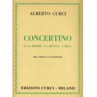 Curci Concertino in La Minore - La Mineur - A Moll per violino e pianoforte - Edizioni Curci Milano