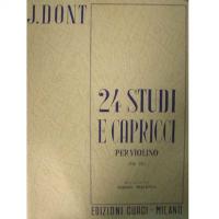 Dont 24 Studi e Capricci per violino (Op. 35) Arrigo Pelliccia - Edizioni Curci Milano 