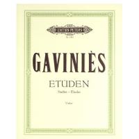 GaviniÃ¨s Etuden Studies Etudes Violine - Edition Peters