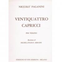 Paganini Ventiquattro Capricci per Violino revisione di Michelangelo Abbado - Edizioni Suvini Zerboni Milano