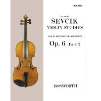 Sevcik Violin Studies Op. 6 Part 2 Violin method for beginners - Bosworth