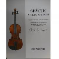 Sevcik Violin Studies Op. 6 Part 7 Violin method for beginners - Bosworth_1