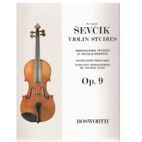 Sevcik Violin Studies Op. 9 Preparatory studies in double - stopping - Bosworth