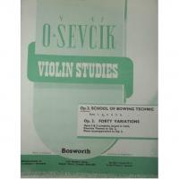 Sevcik Violin Studies Op. 2 Part 2 School of Bowing Technic - Bosworth