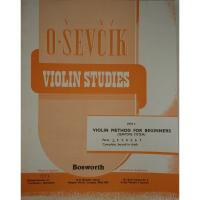 Sevcik Violin Studies Opus 6 Part 1 Violin Method For Beginners - Bosworth_1