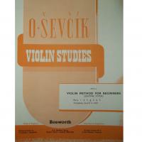 Sevcik Violin Studies Opus 6 Part 4 Violin Method for beginners (semitone system) - Bosworth