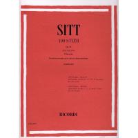 Sitt 100 Studi Op. 32 PER VIOLINO II Fascicolo 20 studi in seconda, terza, quarta, quinta posizione (Zanettovich) - Ricordi