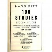 Han Sitt 100 Studies Etudes Opus 32 Book V - Schott_1