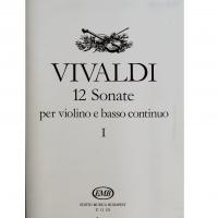 Vivaldi 12 Sonate per violino e basso continuo I - Editio Musica Budapest_1