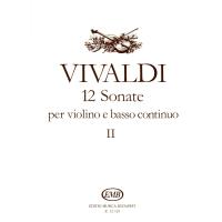 Vivaldi 12 Sonate per violino e basso continuo II - Editio Musica Budapest