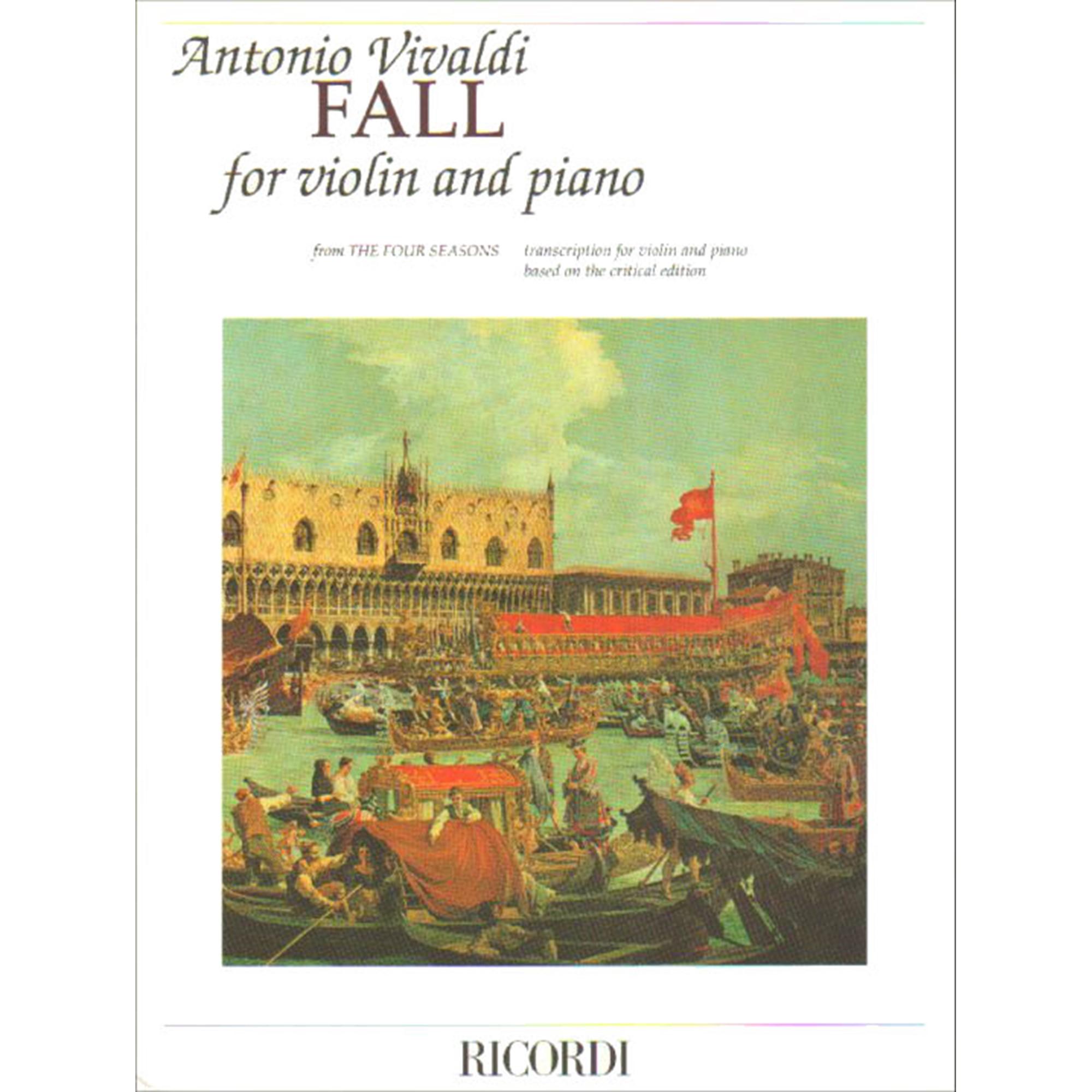 Vivaldi FALL for Violin and piano - Ricordi