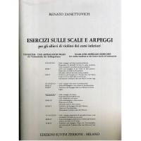 Zanettovich Esercizi sulle scale e arpeggi per gli allievi di violino dei corsi inferiori III Fascicolo - Edizioni Suvini Zerboni Milano