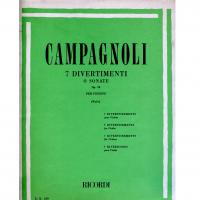 Campagnoli 7 Divertimenti o sonate Op. 18 Per Violino (Polo) - Ricordi_1