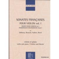 Violin Series Sonates Francaises pour violon Vol. 1 Violin and Piano - Durand_1