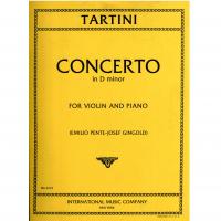 Tartini Concerto in D minor For Violin and Piano (Emilio pente - Josef Gingold) - International Music Company 