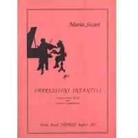 Maria Sicari Impressioni Infantili Composizioni facili per violino e pianoforte - Edizioni Musicali Sinfonica 