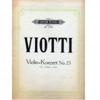 Viotti Violin=Konzert No. 23 (Davisson) - Edition Peters 