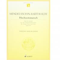 Mendelssohn - Bartholdy Hochzeitsmarsch Violine und klavier - Schott_1