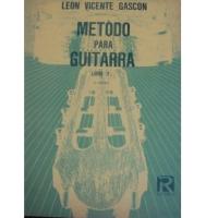 Leon Vicente Gascon Metodo para guitarra Libro 3Â° 6a. Edicion - Ricordi_1
