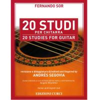 Fernando Sor 20 Studi per chitarra AndrÃ©s Segovia - Edizioni Curci