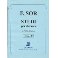 F. Sor Studi per chitarra (Gangi - Carfagna) Volume 1Â° - BÃ¨rben _1