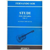 Fernando Sor Studi per chitarra Vol. 2Â° (Gangi-Carfagna) - BÃ¨rben_1