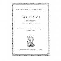 Giuseppe Antonio Brescianello PARTITA VII per chitarra dalle diciotto Partite per colascione - Edizioni Suvini Zerboni 