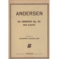 Andersen 24 Esercizi Op. 33 per flauto Severino Gazzelloni - BÃ¨rben _1
