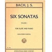 Bach J.S. SIX SONATAS Volume I For Flute and Piano (Jean-Pierre Rampal) - International Music Company_1