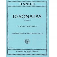 Handel Ten Sonatas Volume I for flute and piano - International Music Company