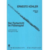 Kohler Opus 33 Heft 1 Der Fortschritt im Flotenspiel - Zimmermann Frankfurt