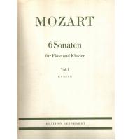 Mozart 6 Sonaten fur Flote und Klavier Vol. 1 K.V. 10, 11, 12 - Edition Reinhardt