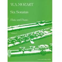 Mozart Six Sonatas Flute and Piano Volume 1 - Universal Edition 16174_1