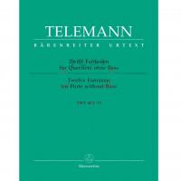 Telemann Twelve Fantasias for Flute without Bass TWV 40:2 - 13 - Barenreiter Urtext_1