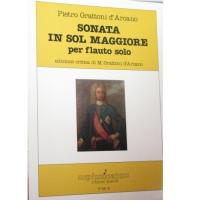 Pietro Grattoni d' Arcano SONATA IN SOL MAGGIORE per flauto solo - Pizzicato _1