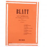 Blatt 12 Capricci in forma di studio Op. 17 per clarinetto (Giampieri) - Ricordi_1