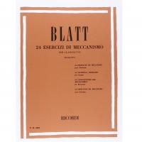 Blatt 24 Esercizi di meccanismo per clarinetto (Giampieri) - Ricordi_1