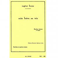 Bozza Suite brÃ¨ve en trio - Alphonse Leduc