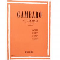 Gambaro 12 Capricci per clarinetto (Giampieri) - Ricordi_1