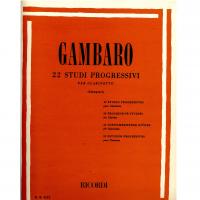 Gambaro 22 Studi progressivi per clarinetto (Giampieri) - Ricordi
