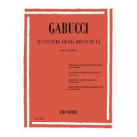 Gabucci 20 Studi di media difficoltÃ  per clarinetto - Ricordi