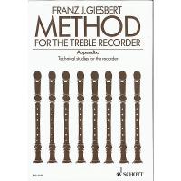 Franz J. Giesbert Method for the treble recorder - Schott 