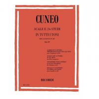 Cuneo SCALE e 24 STUDI IN TUTTI TONI per saxofono in Mi b Op. 197 - Ricordi_1