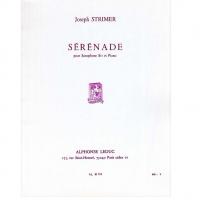Joseph STRIMER SÃ©rÃ©nade pour Saxophone Sib et Piano - Alphonse Leduc_1