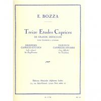 Bozza Treize Etudes Caprices de grande difficulte - Alphonse Leduc