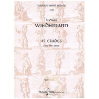 Kalmus wind series Ludwig Wiedemann 45 Etudes for the Oboe - Belwin Mills